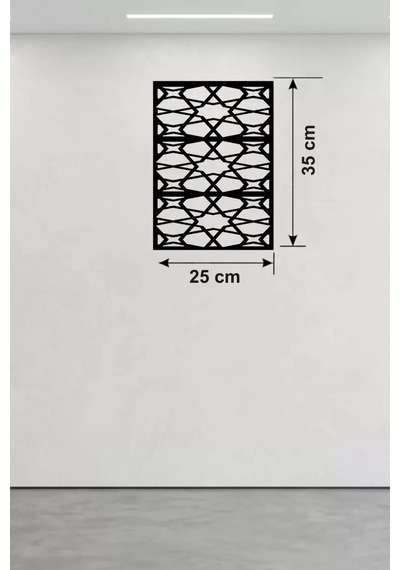 Znv Zenvia Mey İthalat Geometrik Soyut Tasarım Ahşap Duvar Tablosu - 25x35 Cm Lazer Kesim Modern Pano Znv2025 Cmn 6446404