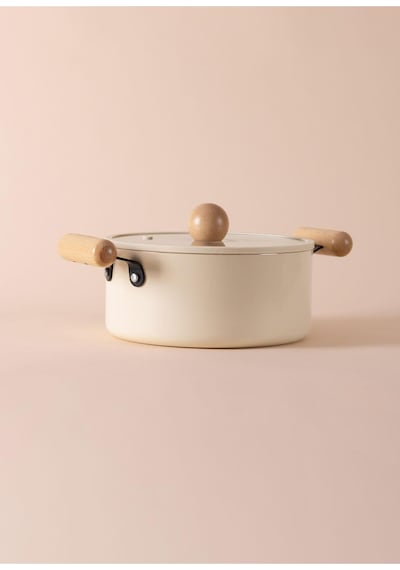 The Mia Cucina Di Mia Derin Tencere 20 Cm Cdm0003 Beyaz
