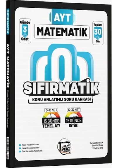Ders Platosu Ayt Matematik Sıfırmatik Konu Anlatımlı Soru Bankası
