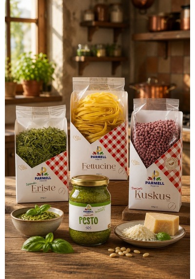 3 Çeşit Makarna + Pesto Sos
