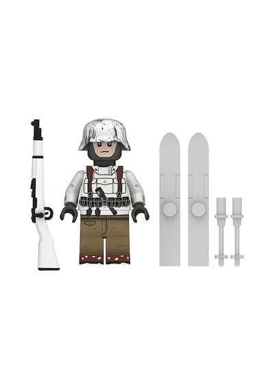 Ww2 Military Mini Figür Gebirgsjager Mountain Army W-041
