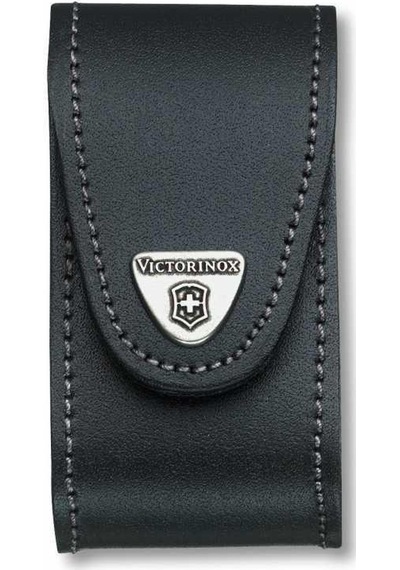 Victorinox Deri Kamp Çakı Kılıfı 4.0521.3 Siyah Cırtcırtlı Siyah