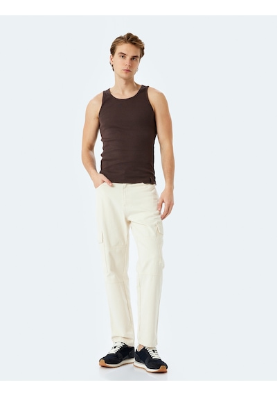 Koton Bisiklet Yaka Slim Fit Kolsuz Basic Atlet Kahverengi 5sam30003mk Kahve Kahverengi Koton Bisiklet Yaka Slim Fit Kolsuz Basic Atlet Kahverengi 5sam30003mk Kahve Kahverengi