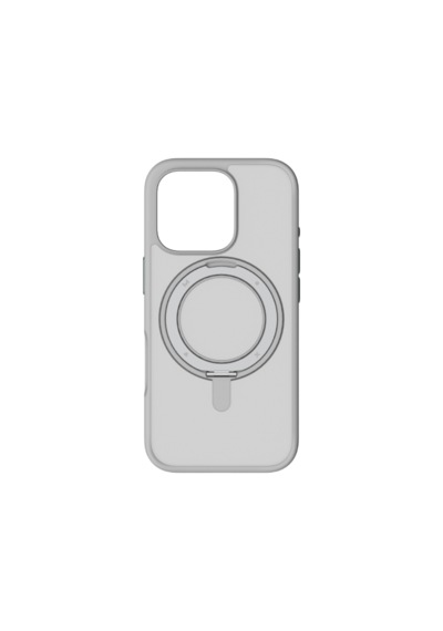 Momax Roller CaseForm Apple Uyumlu iPhone 16 Pro Magsafe Kılıf Açık Gri