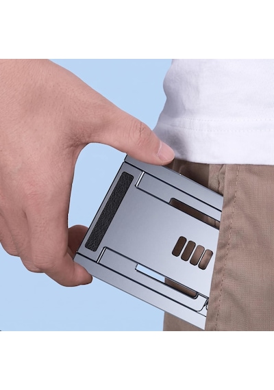 Coverzone Thin-sliced Ent İnce Katlanabilir Masaüstü Telefon Standı, Evrensel Mobil Cihaz Desteği, Kaymaz Ve Dengeli Yapı, Taşınabilir, Gelişmiş Mühendislik Plastik Üretim Konfulon Cm25