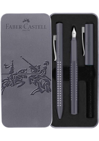 Faber-castell Grip 2010 Dolma+tük.kalem Gri