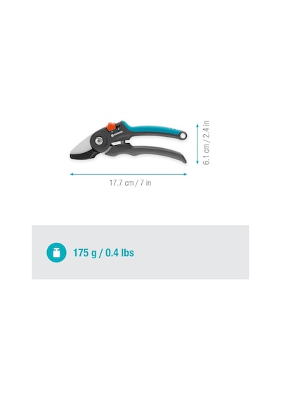 Gardena Premium Cut Kuru Ahşap Için Bahçe Makası, Örs, 20 Mm Kesm