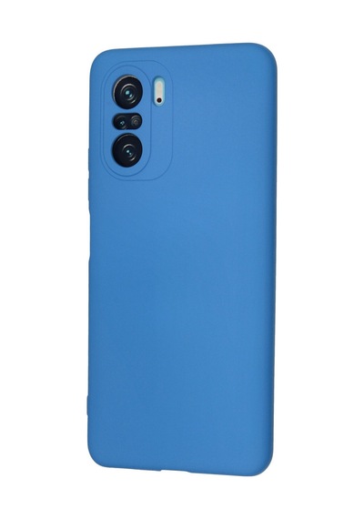 Xiaomi Poco F3 Uyumlu Kılıf Nano İçi Kadife Silikon - Mavi