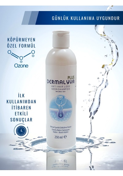 Dermalyva 15 Aktifli Saç Ekimi Sonrası Şampuan 250 ML