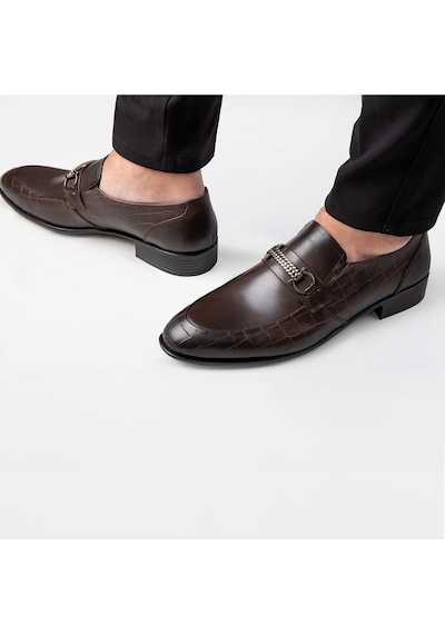 Lunta Hakiki Deri Erkek Klasik Ayakkabı Loafer Klasik Ayakkabı
