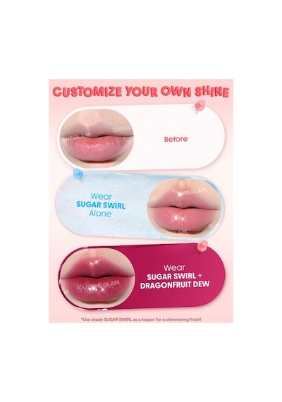 Pocket Lip Jam Dudak Parlatıcısı Nemlendirici Balm - Sugar Swirl Vegan Şeffaf