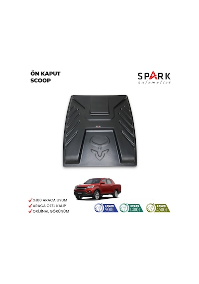 Ssangyong Musso 2021- Yılı Ve Sonrası Uyumlu Ön Kaput Scoop