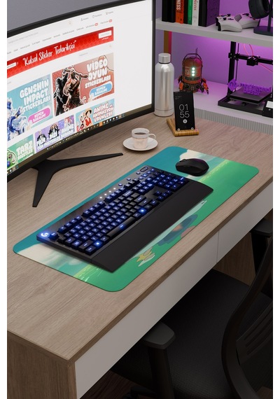 Ponyo Anime V5 - 70x30 Xl Gaming Kauçuk Kaymaz Taban Mouse Pad Fare Altlığı