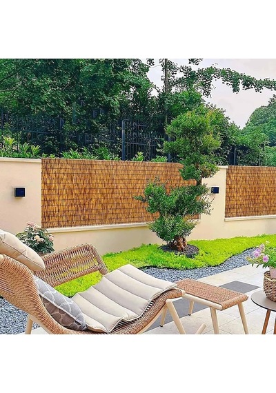 Dış Mekan Bambu Çit - Yükseklik 50-160 Cm - Veranda, Balkon, Veranda Ve Havuz İçin Dekoratif Çit - Bahçe Gizlilik