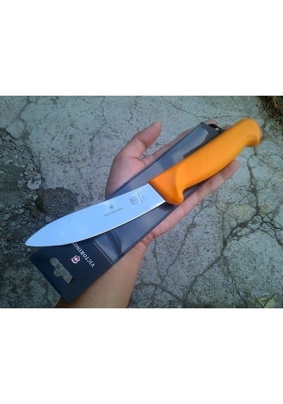 Victorinox 7.88429.13 Swibo Deri Yüzme Bıçağı 13 cm Sarı