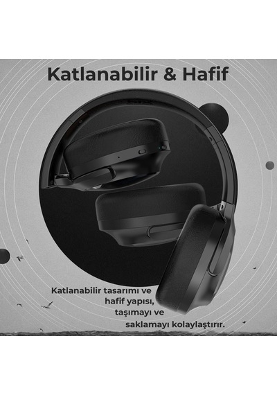 Bix Soundcraft H2 Katlanabilir Bluetooth 5.0 Kulak Üstü Kulaklık