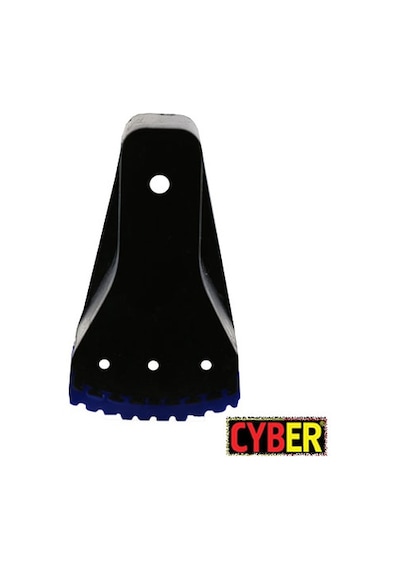 20x60 Plastik Merdiven Tapası Siyah-Mavi