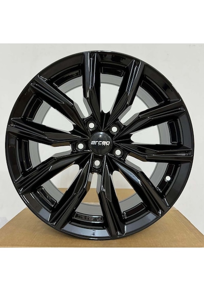 17" İnç 5x100 Kapstadt Polo İbiza Egea Doblo Uyumlu Siyah Jant