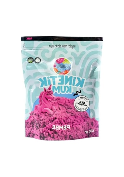 Pembe Kinetik Kum - 500 Gr, Eğitici Oyun Seti