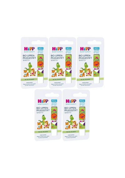 Hipp Babysanft Organik Dudak Nemlendiricisi 4.8gr 5 Li Set