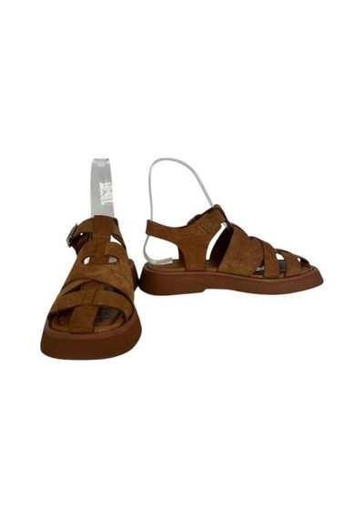 Kemal Tanca 862 M-609 Kadın Hakiki Deri Sandalet Taba Kemal Tanca 862 M-609 Kadın Hakiki Deri Sandalet Taba