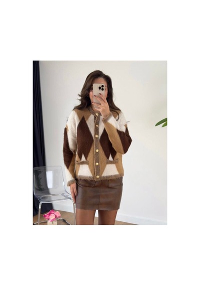 Flex Fashıon Kadın Popüler Oversize Cepsiz Tüylü Baklava Desenli Trend Hırka Camel - 671847464 Camel - 671847464 Camel Flex Fashıon Kadın Popüler Oversize Cepsiz Tüylü Baklava Desenli Trend Hırka Camel - 671847464 Camel - 671847464 Camel