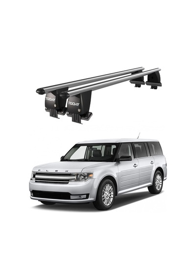 Royal Ford Flex 2013 Ve Sonrası Uyumlu Gri Ara Atkı Port Bagaj Tavan Barı