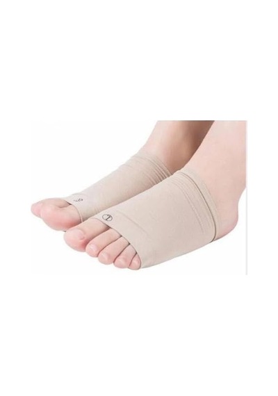 Ayak Çorabı 1 Çift Kumaş Ayak Ark Destek Çorabı Ayak Boşluk