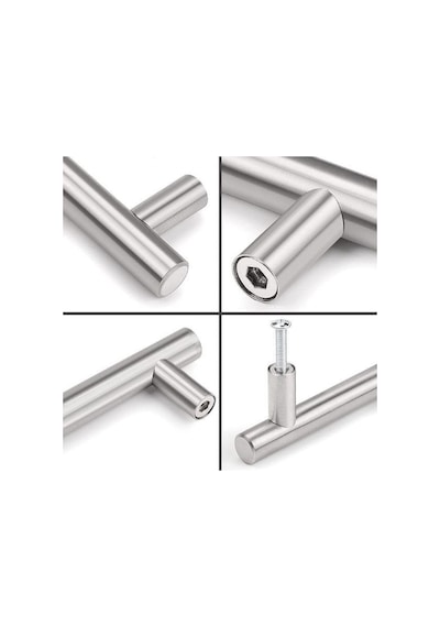 5 Adet Keijo Inox 224mm Paslanmaz Kulp Mobilya, Dolap Kulbu, Kulp Modeli - 5x Keıjo 224mm Inox