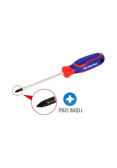 Workpro Wp221035 Pz0x75mm Cr-v Manyetik Profesyonel Yıldız Torna