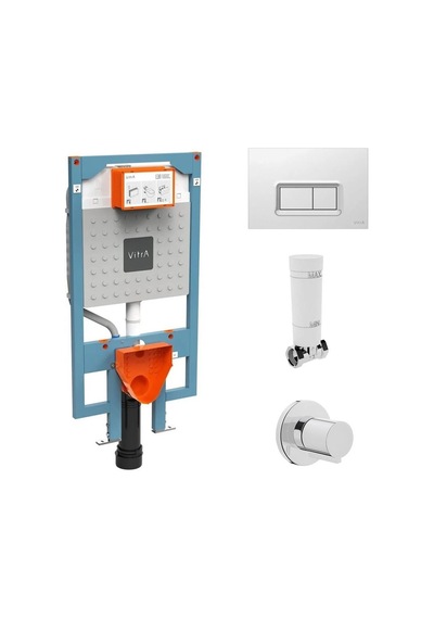 768-5801-01+stop Valf + Kumanda Paneli + 4 Lü Set Krom