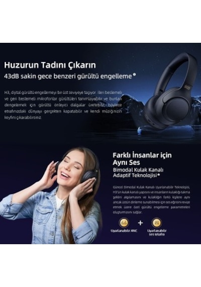 Kafaüstü Bluetooth Kulaklık, Hi-res Ses Ve Çift Cihaz Desteği İle