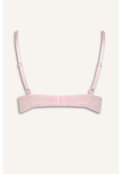 Defacto Dantel Kaplı Pedli Balenli Bra H3228ax26sppn648 Pembe-pn648