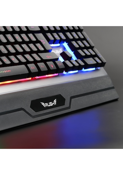 Rush RK601 Rainbow Aydınlatmalı Mekanik Hisli Gaming Oyuncu Klavye