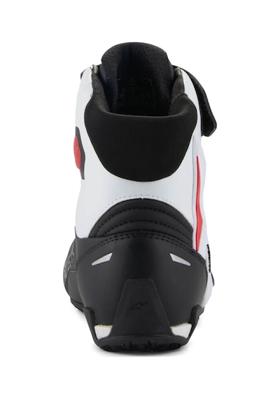 Alpinestars Faster-4 Korumalı Motosiklet Botu Siyah Beyaz Kırmızı