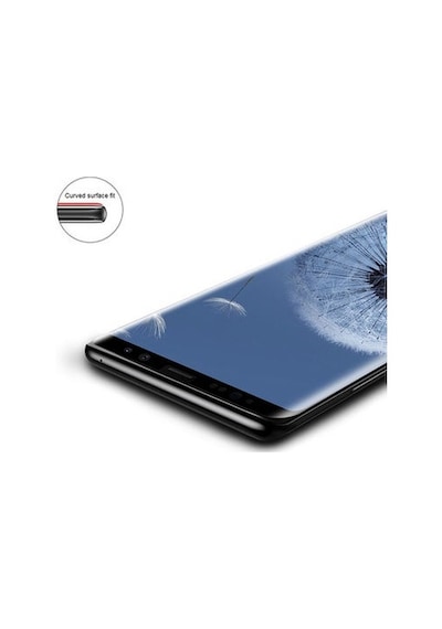 Samsung Galaxy S9 Plus İle Uyumlu Şeffaf Esnek Kavisli Ekranı Tam Kaplayan Pet Ekran Koruyucu
