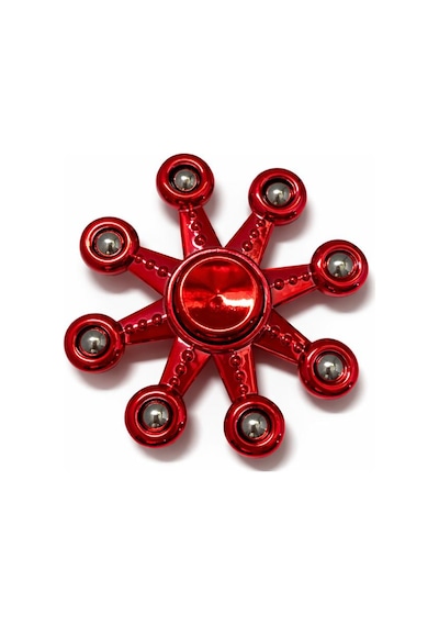 Metal Stres Çarkı Kırmızı Fidget Spinner Dikkat Artırıcı & Rahatlatıcı Oyuncak