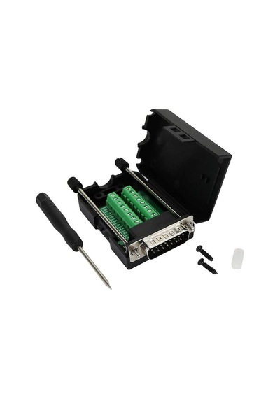 Db15 3+9 Erkek Klemensli D-sub Vga Konnektör Adaptörü