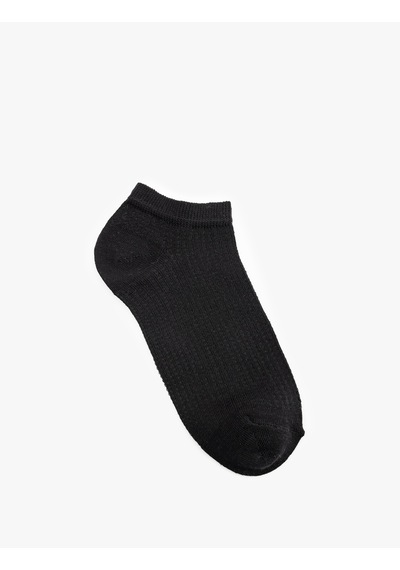 Koton 3'lü Basic Patik Çorap Seti Siyah 5sak80149aa Siyah