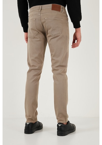 Buratti Streç Pamuklu Slim Fit Normal Bel Dar Paça Jeans Erkek Kot Pantolon 1115C24Napoli Bej Buratti Streç Pamuklu Slim Fit Normal Bel Dar Paça Jeans Erkek Kot Pantolon 1115C24Napoli Bej