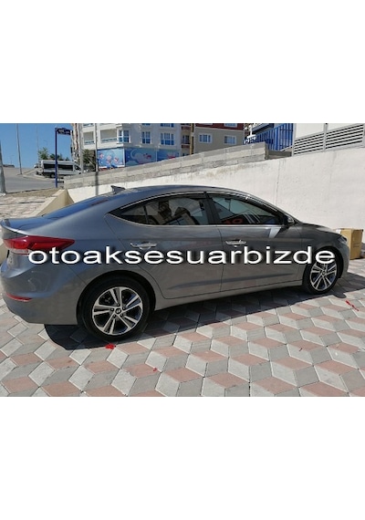 Hyundai Elantra Mügen Cam Rüzgarlığı 2015-2020 Arası Nikelajl . N11.13220