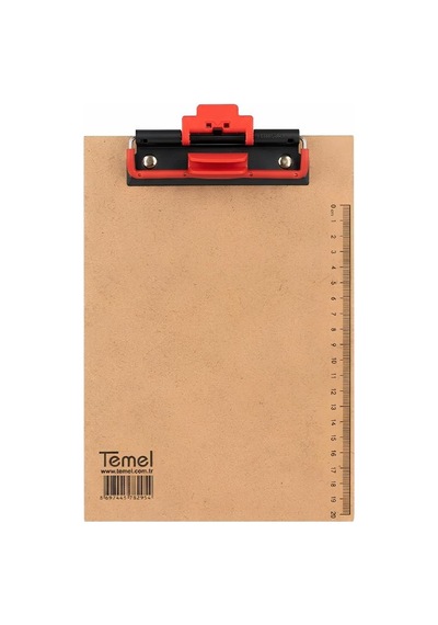 Temel A5 Ahşap Sekreterlik Otomatik Mekanizmalı Kalem Tutma Aparatlı
