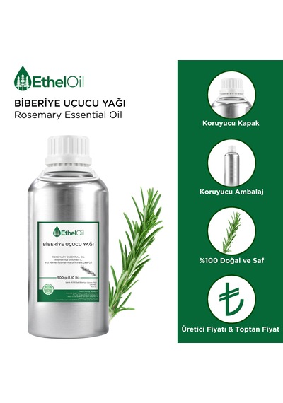 Etheloil Biberiye Uçucu Yağı 500 G
