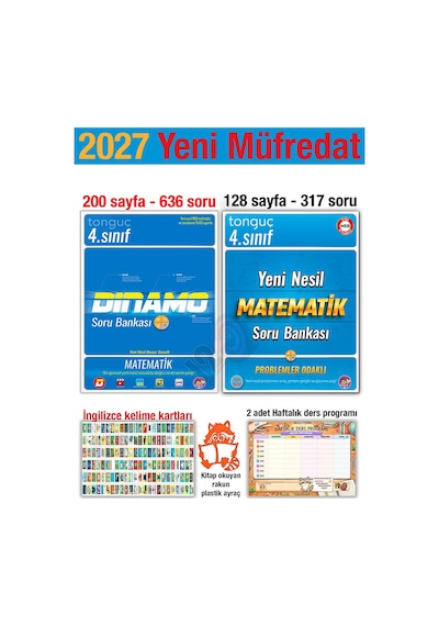 4. Sınıf Matematik 2027 Dinamo Soru Bankası Yeni Nesil Seti Güncel Müfredat