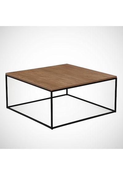 Poly Orta Sehpa Metal & Orta Masa Kafkas Meşe / Metal Ayaklı