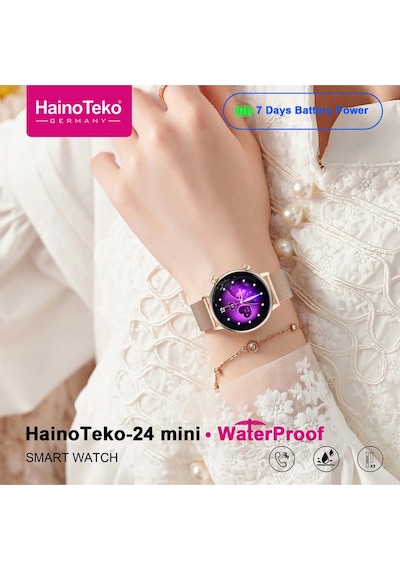 Haino Teko 24 Amoled Ekran Bluetooth Arama 3 Farklı Kordonlu Akıllı Saat (İthalatçı Garantili)