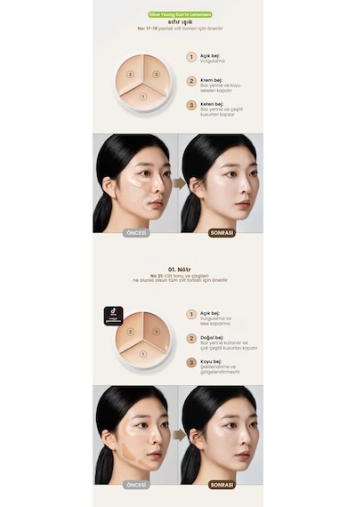 Tfıt Kapatıcı Cover Up Pro Concealer 04 Dark 15 G 3'lü Kapatıcı