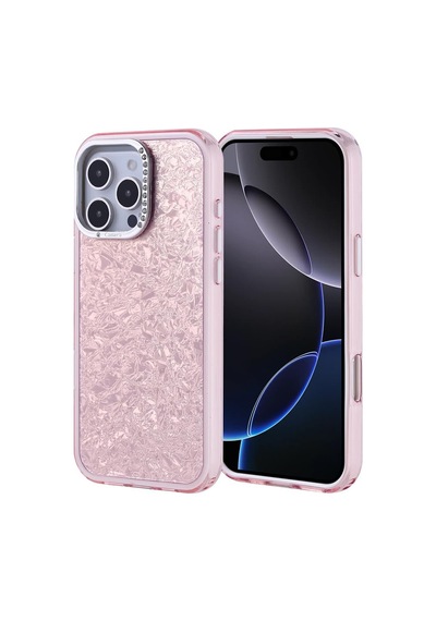 Apple iPhone 16 Pro İle Uyumlu Kılıf Pembe Kapi Kapak Taşlı Apple iPhone 16 Pro İle Uyumlu, Pembe Sku: Zeusb0fdqws3gh
