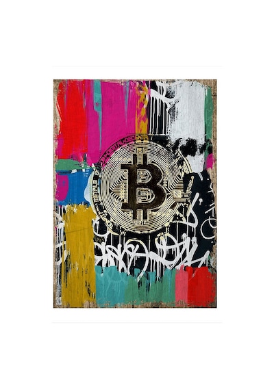 Bedeko Bitcoin Model Mdf Tablo 35 Cm X 50 Cm