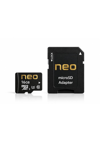 Neo 16 Gb Hafıza Kartı Micro Sd Kart Ve Adaptörü 100 Mb/s